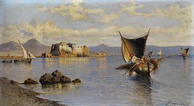 Bay of Naples with Castel dell