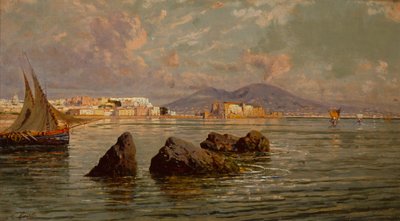 The Bay of Naples by Giuseppe Carelli