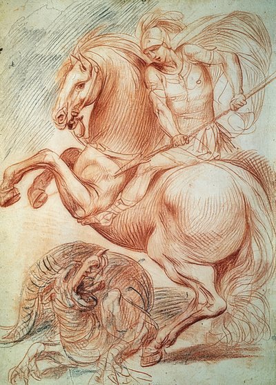 The Miracle of Saint George and the Dragon by Giuseppe Cesari