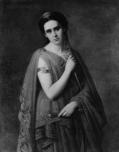 Melpomene, 1869 by Giuseppe Fagnani
