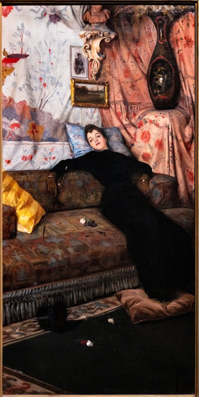 Woman on the Sofa by Giuseppe Giani