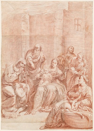 The Holy Family by Giuseppe Maria Crespi
