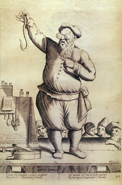 Wandering Trades - The Charlatan by Giuseppe Maria Mitelli