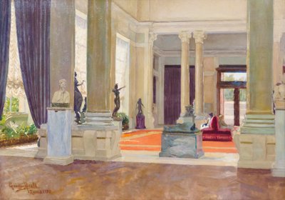 The National Gallery of Modern Art. Entrance hall by Giuseppe Micali