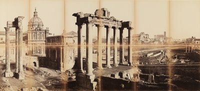 View of the Roman Forum by Giuseppe Ninci