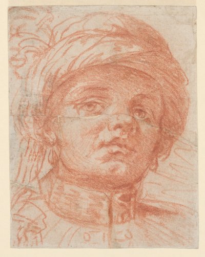 Head of a Turbaned Youth by Giuseppe Nogari