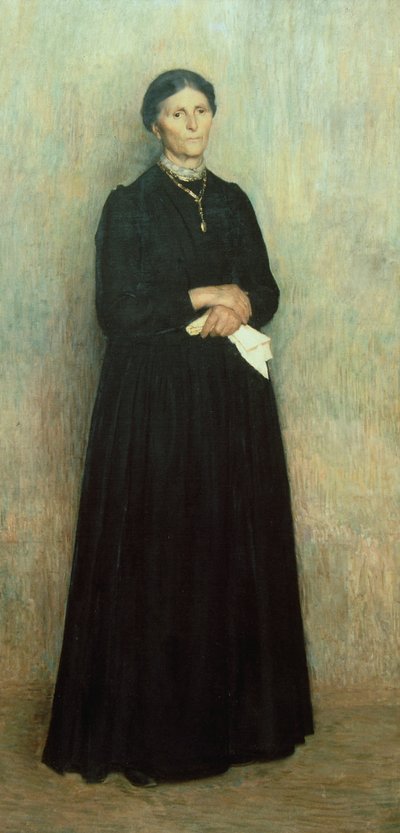 Portrait of his mother by Giuseppe Pellizza da Volpedo