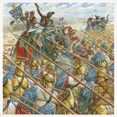 Battle of the Hydaspes by Giuseppe Rava