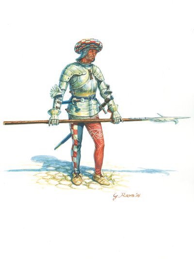 Hallebardier of Tuscany by Giuseppe Rava