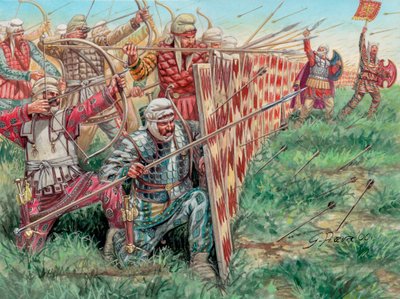Persian Infantry by Giuseppe Rava