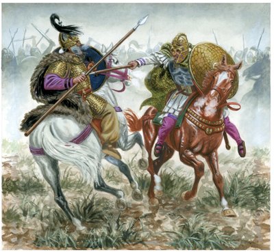 The Battle of Rimini by Giuseppe Rava