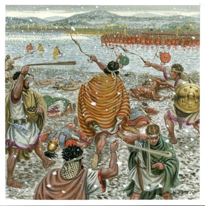 The Battle of the Trebia by Giuseppe Rava