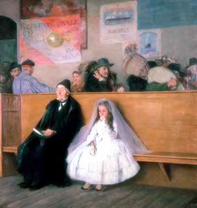At the Station by Giuseppe Ricci