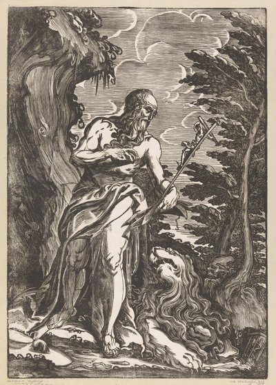 Saint Jerome in the Wilderness by Giuseppe Scolari