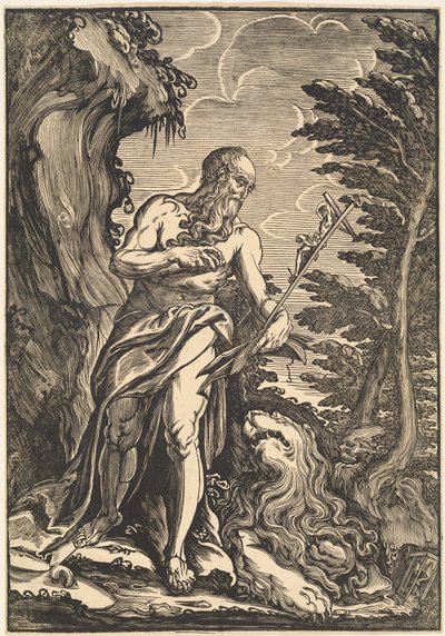 Saint Jerome by Giuseppe Scolari