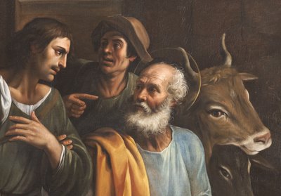 The Nativity (detail) by Giuseppe Vermiglio