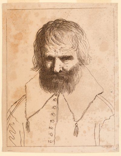 Head of a Man by Giuseppe Zocchi