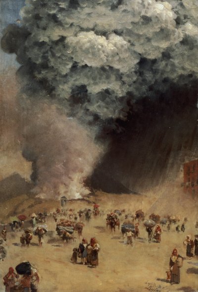 The Rain of Ashes by Giuseppe de Nittis