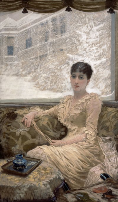 Winter Day by Giuseppe de Nittis