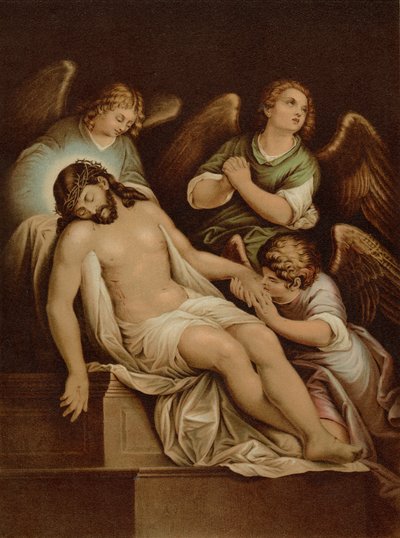 The Entombment of Christ by Giuseppe della Porta Salviati
