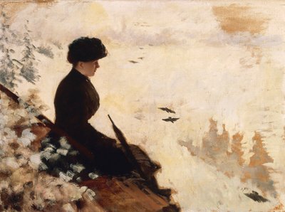 Snow effect by Giuseppe or Joseph de Nittis