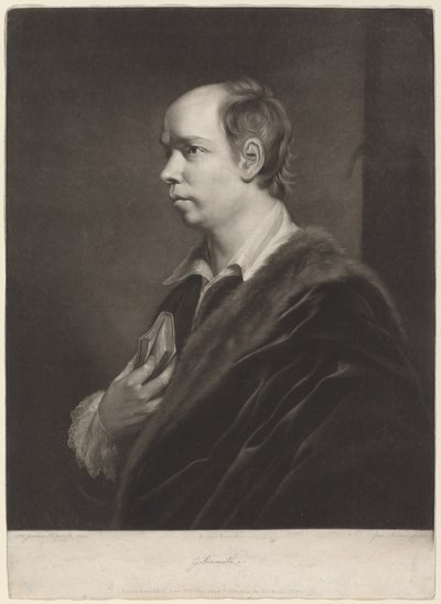 Oliver Goldsmith by Giuseppi Filippo Liberati Marchi after Sir Joshua Reynolds