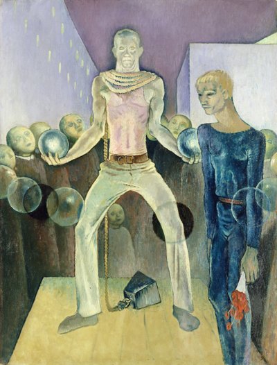 Weightlifting, Berlin 1931 by Glyn Warren Philpot