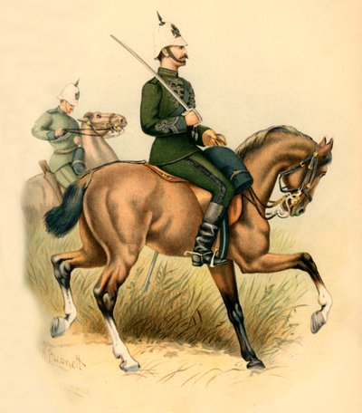 The Cape Mounted Rifles, 1890 by Godfrey Douglas Giles