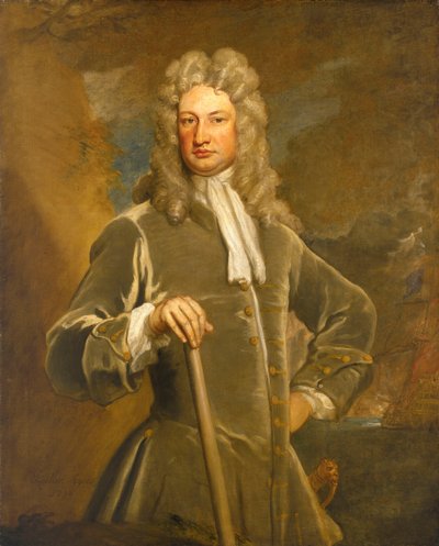 Sir Charles Wager (1666-1743) by Godfrey Kneller