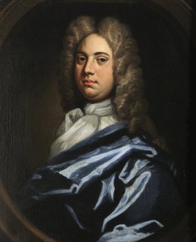 Portrait of a Gentleman by Godfrey follower of Kneller