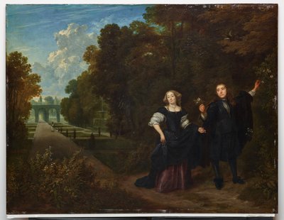 The Promenade by Gonzales Coques
