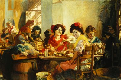 The Cigarette Girls of Seville by Gonzalo Bilbao Martinez