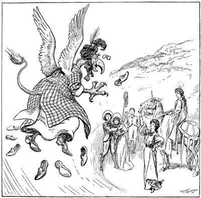 She became a carrier-griffin, 1906 by Gordon Frederick Browne