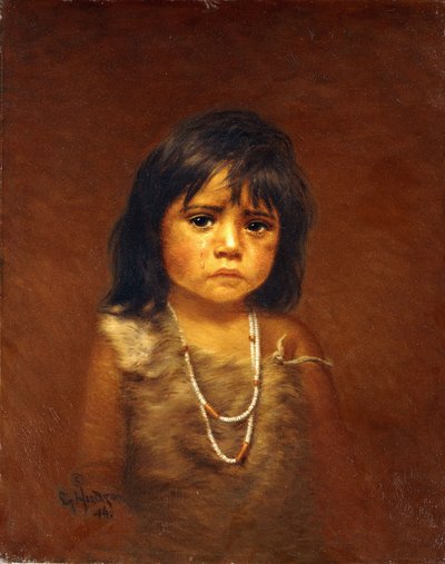 Indian Child with Tear by Grace Carpenter Hudson