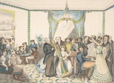 A Concert, 1820-30 by Granddaughters of Dr. Samuel Parr.