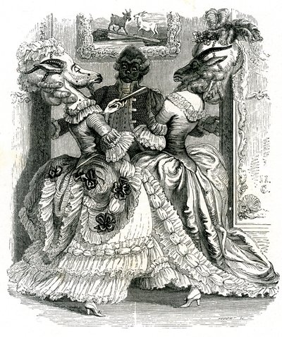 The two goats: La Fontaine