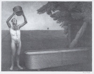 Sultry Night by Grant Wood