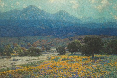 California Poppy Field by Granville Redmond