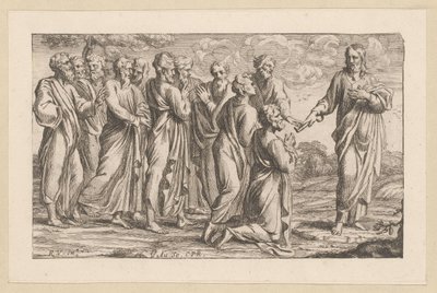 Peter Receives the Keys by Gérard Audran