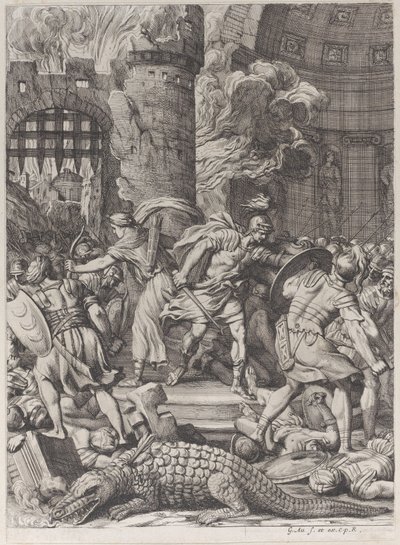 The Taking of Alexandria by Gérard Audran