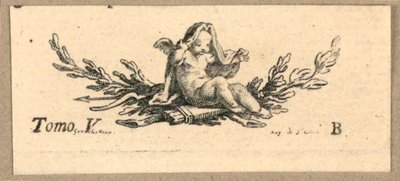 Cupid with Veil by Gravelot