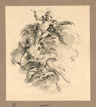 Hymen and Putto by Gravelot