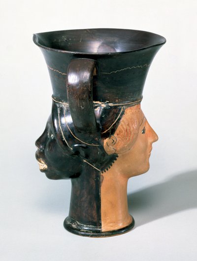 Attic Janiform Kantharos Cup by Greek