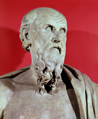 Bust of Hesiod by Greek