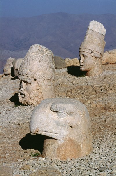 Head of Zeus-Oromandes, a Goddess and an Eagle by Greek
