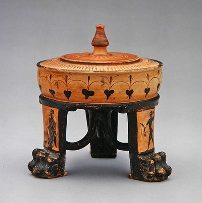 Tripod Exaleiptron, Boeotian School, c.500 BC by Greek