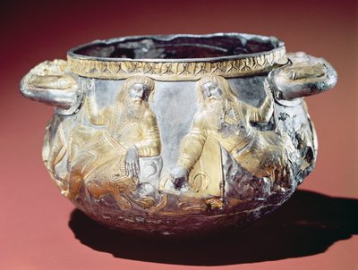 Drinking cup depicting Scythian soldiers by Greek School