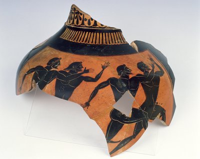 Fragment of Panathenaic Amphora by Greek School