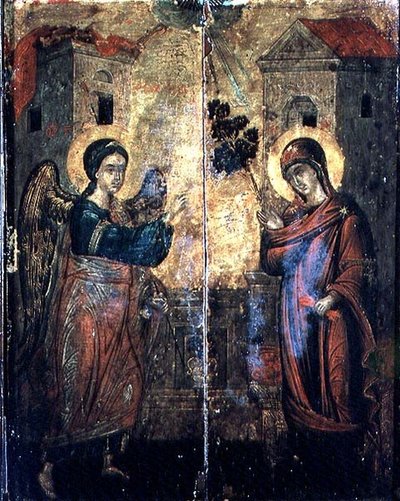 The Annunciation by Greek School