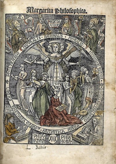 Margarita Philosophica, Title Page by Gregor Reisch